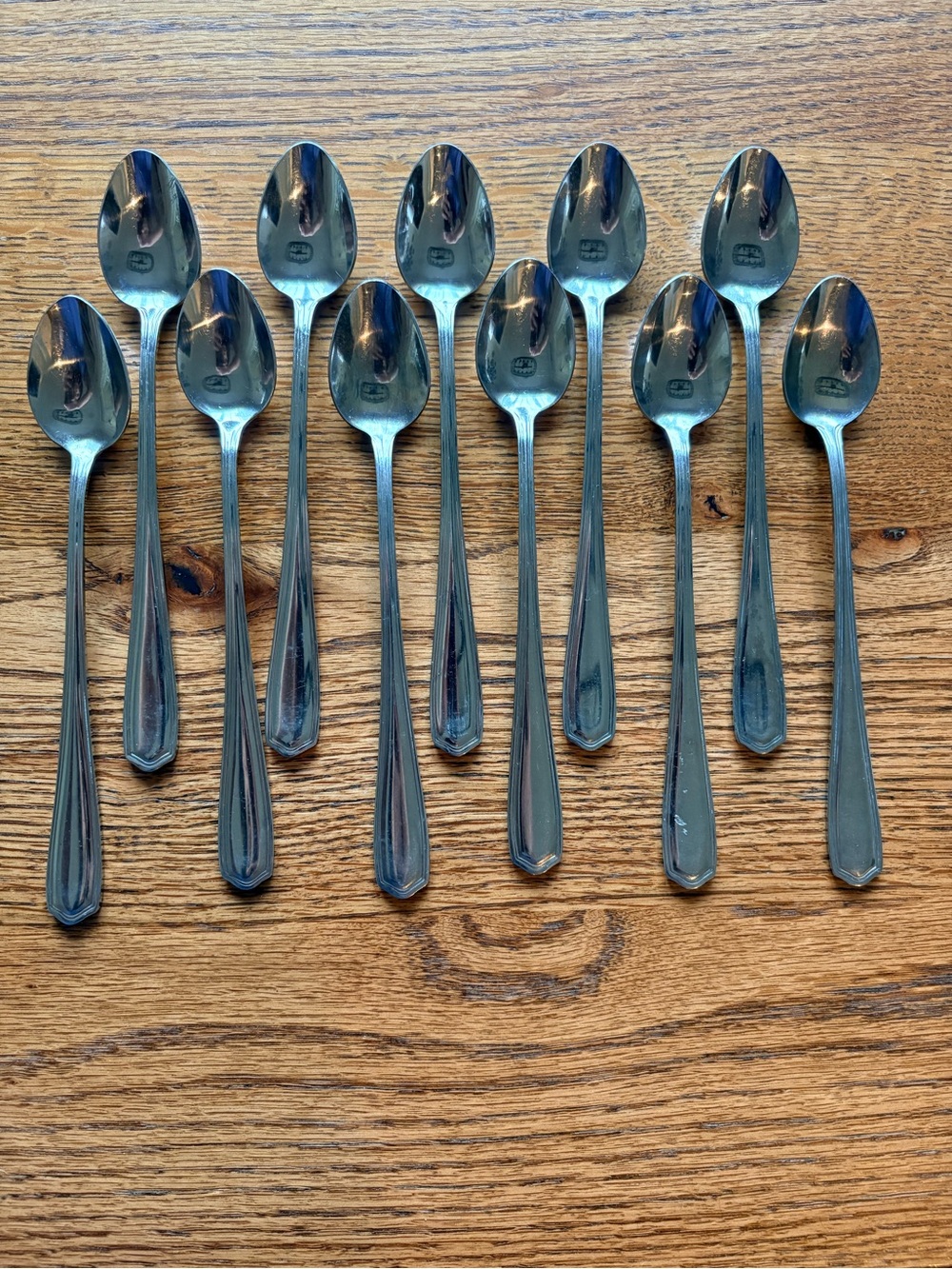 Reed & Barton Tarbor 11 iced tea spoons Stainless Steel- pre-loved